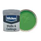 Wickes Vinyl Matt Emulsion Paint Tester Pot - Botanical Green No.825 - 50ml