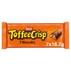 Toffee Crisp Milk Chocolate Biscuit Bar Multipack 7 Pack 7 x 18g