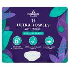 Morrisons Normal Ultra Towels with Wings 14 per pack