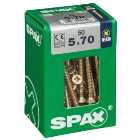 Spax PZ Countersunk Zinc Yellow Screws - 5 x 70mm Pack of 50