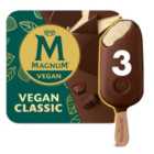 Magnum Vegan Classic Chocolate Ice Cream Sticks 3 x 90ml
