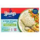 Young's 4 Fish Steaks In Parsley Sauce 4 x 140g