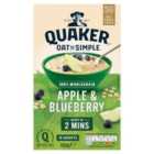 Quaker Oat So Simple Apple & Blueberry Porridge Sachets 10 x 36g