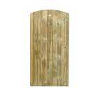 Forest Garden Pressure Treated Curved Top Timber Gate - 900 x 1800mm