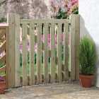 Wickes Palisade Open Slatted Timber Gate - 915 x 895mm