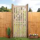 Wickes Open Slatted Tall Timber Gate Kit - 990 x 1829mm