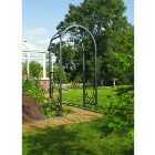 Rowlinson Wrenbury Steel Lattice Curved Garden Arch - 1100 x 610mm
