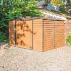 Rowlinson Woodvale Large Double Door Metal Apex Shed without Floor - 10 x 8ft