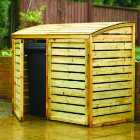 Rowlinson Large Timber Double Wheelie Bin Storage - 5 x 3ft