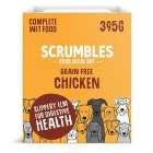 Scrumbles Wet Dog Food Pate, Grain Free Chicken 395g