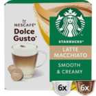  STARBUCKS Latte Macchiato Coffee Pods by NESCAFE Dolce Gusto 12 per pack