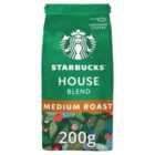 STARBUCKS House Blend, Medium Roast, Ground Coffee 200g