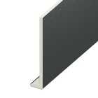 Wickes PVCu Anthracite Grey Window Fascia Board - 175mm x 9mm x 3m