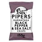 Pipers Karnataka Black Pepper & Sea Salt Sharing Bag Crisps 150g