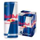 Red Bull Energy Drink Cans 4 x 250ml