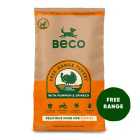 Beco Free Range Turkey with Pumpkin & Spinach Dry Food for Puppies 2kg