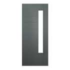 JCI Ultimate Stockholm External Hardwood Glazed Door Grey