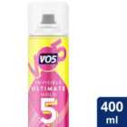  VO5 Invisible Ultimate Hold Hairspray 400ml