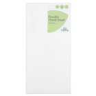 Morrisons 100% Cotton White Fitted Sheet