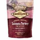 Carnilove Grain Free Kitten Salmon & Turkey Healthy Growth Dry Cat Food 400g