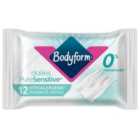 Bodyform PureSensitive Feminine Intimate Hygiene Wipes 12 per pack