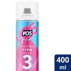  VO5 Invisible Firm Hold Hairspray 400ml