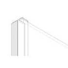 Wickes Shower Screen Angled Side Seal - 6mm x 2000mm
