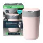 Tommee Tippee Twist & Click Pink Nappy Bin, Includes 1x Refill Cassette