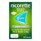 Nicorette Original Nicotine Gum Sugar Free 2mg 105 per pack