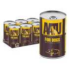 AATU Adult Wild Boar & Pork Wet Dog Food Tins 6 x 400g