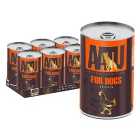 AATU Adult Chicken Wet Dog Food Tins 6 x 400g