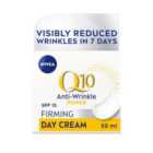 NIVEA Q10 Anti-Wrinkle Day Cream All Skin Types SPF15 50ml