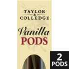 Taylor & Colledge Organic Vanilla Pods 2 per pack
