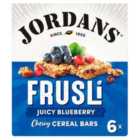 Jordans Frusli Juicy Blueberries Cereal Bars 6 x 30g