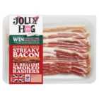 The Jolly Hog Smoked Drycure Streaky Bacon 180g