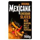 Mexicana Original Hot Cheddar Slices 160g