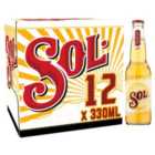 Sol Mexican Lager Chilled to Door 12 x 330ml