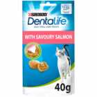 Dentalife Dental Chew Salmon Cat Treats 40g  