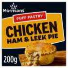 Morrisons Puff Pastry Chicken, Ham & Leek Pie 200g
