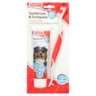 Beaphar Toothbrush and Toothpaste for All Sizes of Dogs