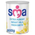 SMA Extra Hungry Baby Milk Formula From Birth 800g