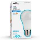 Wilko 1 Pack Screw E27/ES LED 810 Lumens Daylight Light Bulb