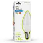 Wilko 1 Pack Small Screw E14/SES LED 470 Lumens Daylight Light Bulb