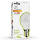Wilko 1 Pack Small Screw E14/SES LED 330 Lumens Round Light Bulb