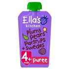 Ella's Kitchen Plums, Pears, Parsnips and Swedes Baby Food Pouch 4+ Months 120g