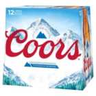 Coors Lager Beer Bottles 12 x 330ml