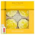 Waitrose Lemon & Lime Cupcakes, 4s