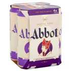 Abbot Ale Cans 4 x 500ml
