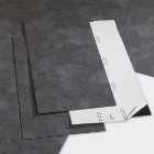 GoodHome Poprock Dark grey Tile Stone effect Self-adhesive Vinyl tile, Pack of 7
