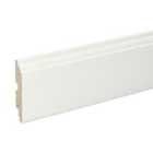 GoodHome White MDF Skirting board (L)2.2m (W)90mm (T)16mm